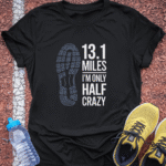 Half Crazy Tech Tee - Black