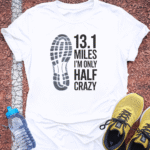 Half Crazy Tech Tee - White