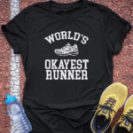Okayest Runner Tech Tee - Black