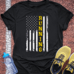 Running Flag - Black