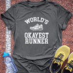 Okayest Runner Tech Tee - Grey Concrete