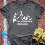 Run with Purpose Tech Tee - Grey Concrete