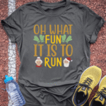Oh What Fun T-Shirt - Charcoal