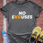 No Excuses T-Shirt - Charcoal