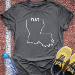 Run Louisiana - Charcoal