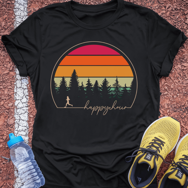 Happy Hour T-Shirt - Black