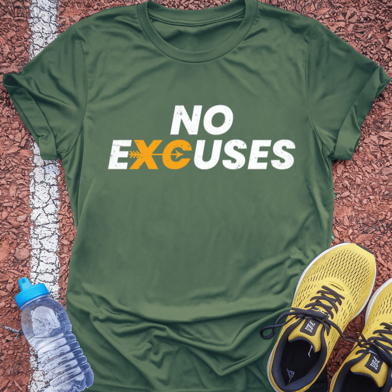 No Excuses T-Shirt - Military Green