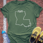 Run Louisiana - Military Green