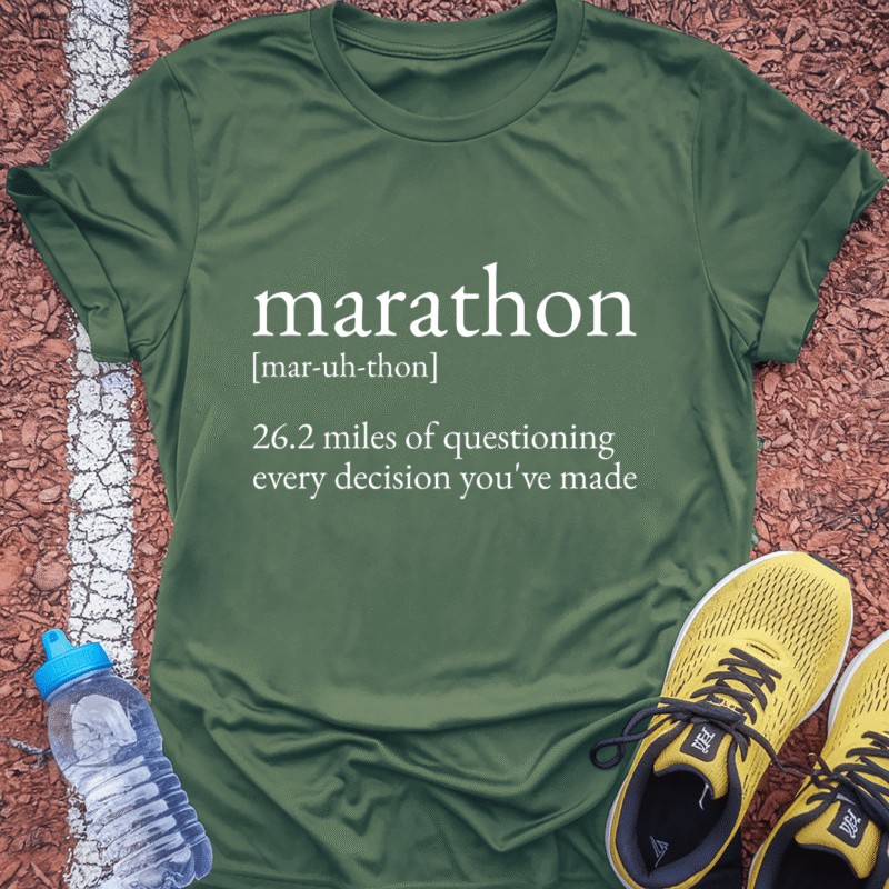 Questions T-Shirt - Military Green