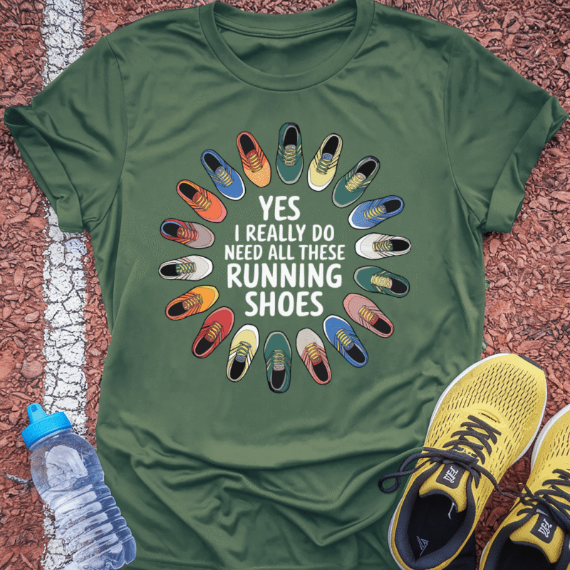 Running Shoes T-Shirt