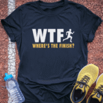 Where's the Finish? T-Shirt - Navy
