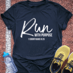 Run with Purpose Tech Tee - True Navy