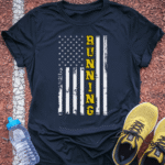 Running Flag - Navy