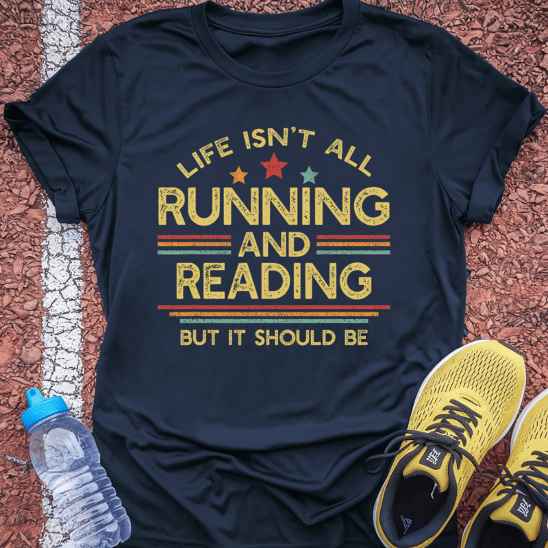 Running & Reading Tech Tee