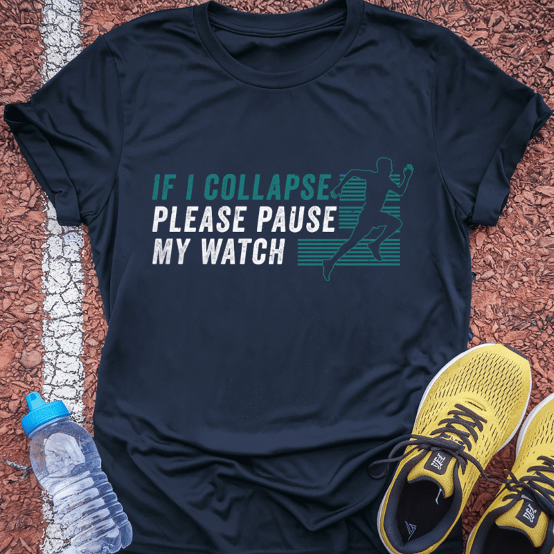 Collapse T-Shirt - Navy