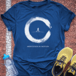 Meditation in Motion T-Shirt - Royal