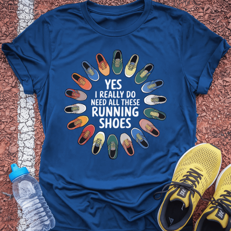 Running Shoes Tech Tee